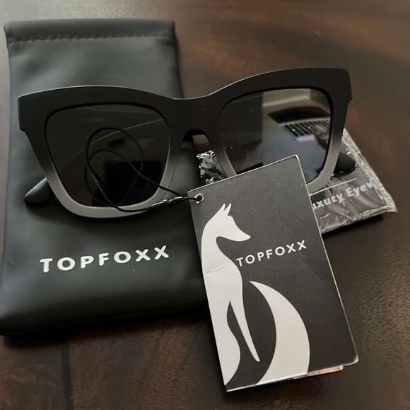 TOPFOXX COSMO BLACK & GREY GLASSES. - Picture 10 of 11
